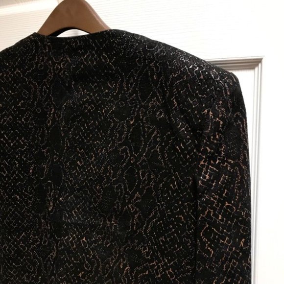 🖤🔥🖤 Gorgeous Vintage Black Leather Danier Cropped Jacket - Picture 6 of 11